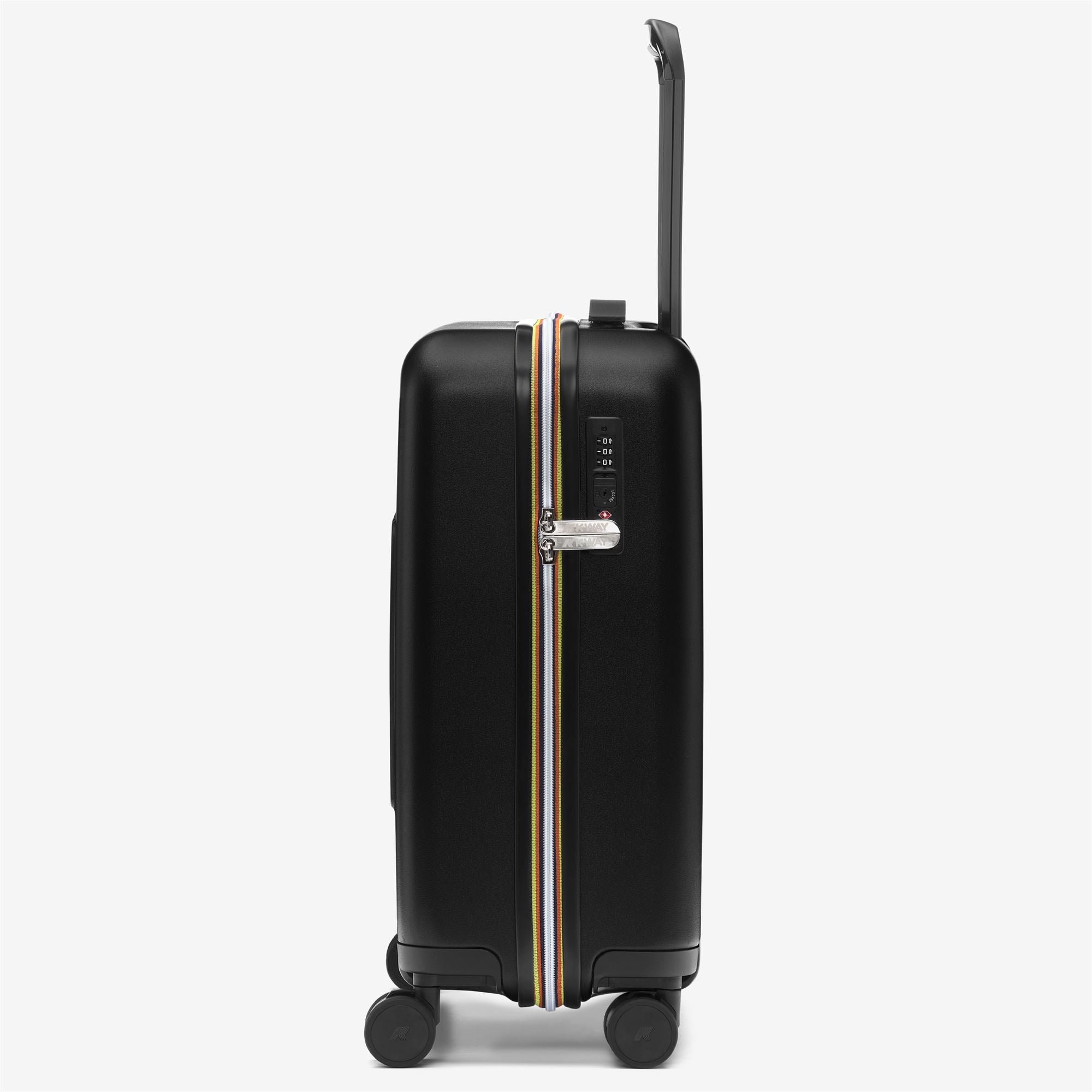 Luggage Bags_UNISEX_EUDOXIE LOGO_Trolley_Black Pure - Commercial 2