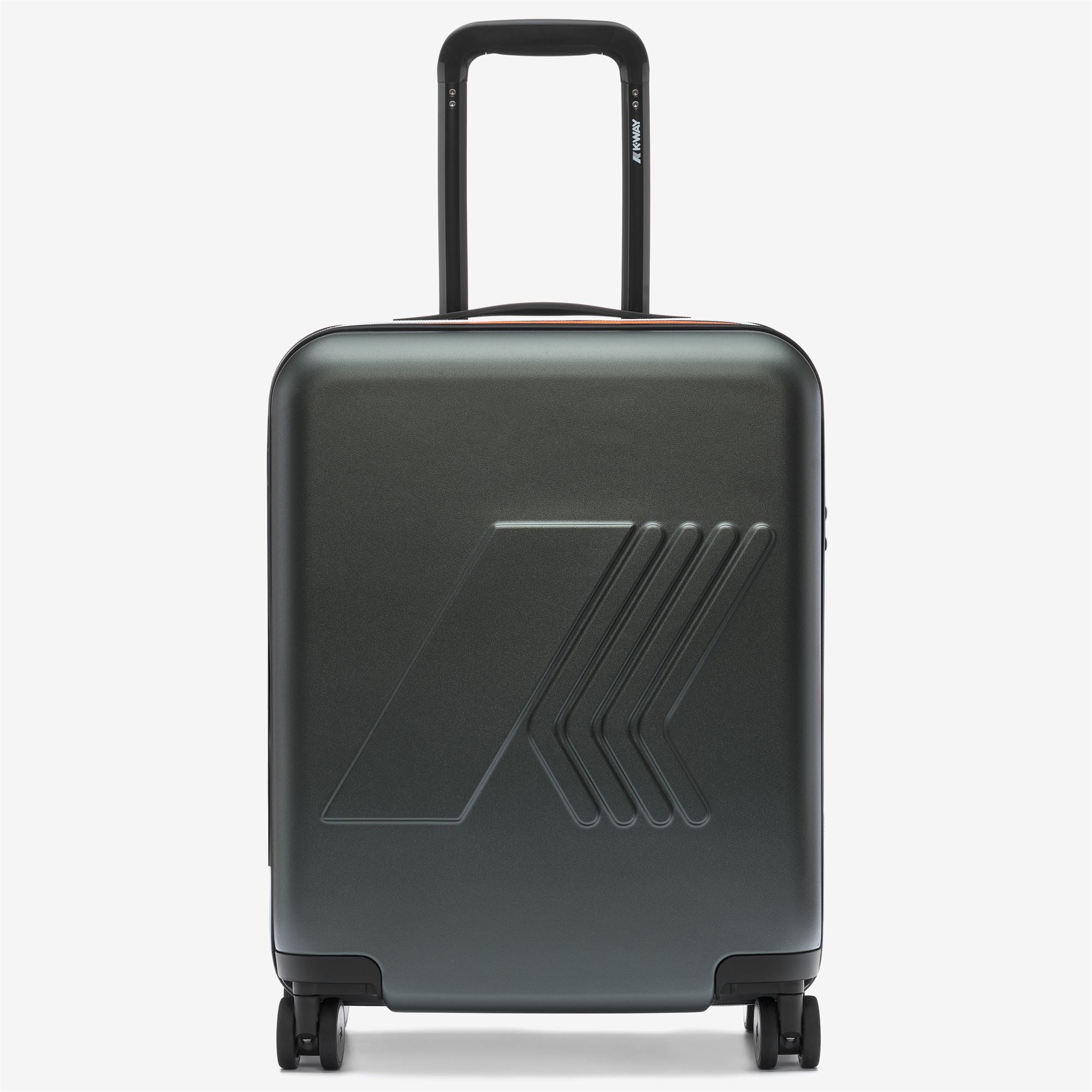 Luggage Bags_UNISEX_EUDOXIE LOGO_Trolley_GREEN BLACKISH - Commercial 1