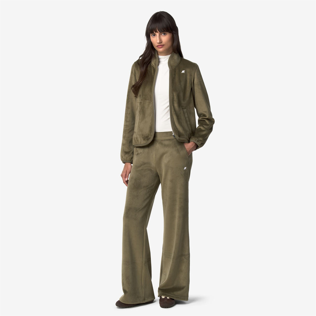 Fleece_Woman_TUDA VELOUR POLAR_Jacket_Green Army-Green Army - Commercial 7