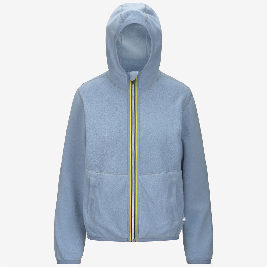 Fleece_WOMAN_LILY VELOUR POLAR DOUBLE_Jacket_Blue A-Blue A - Commercial 2