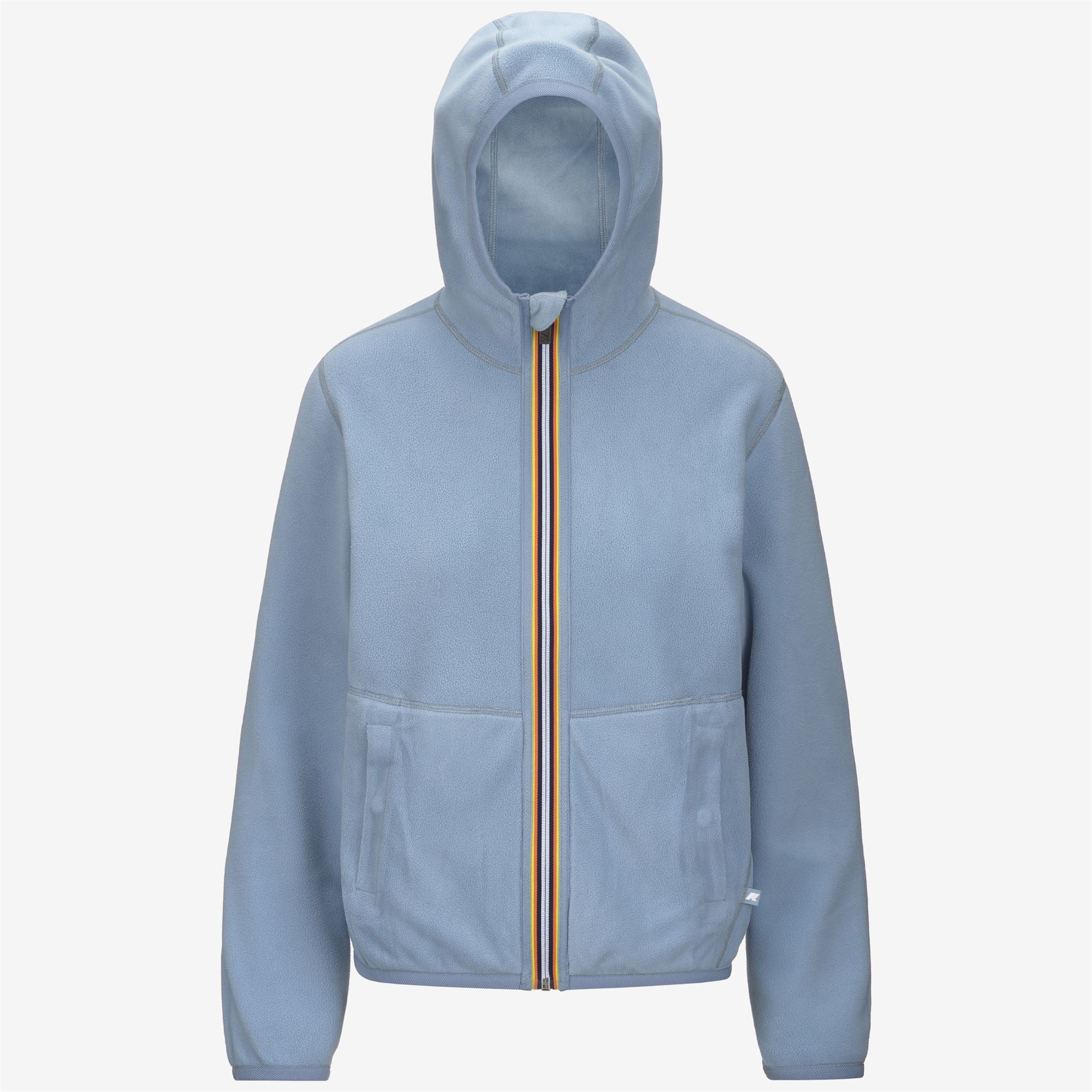 Fleece_WOMAN_LILY VELOUR POLAR DOUBLE_Jacket_Blue A-Blue A - Commercial 2
