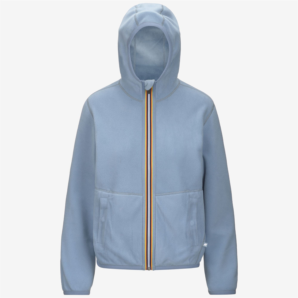 Fleece_WOMAN_LILY VELOUR POLAR DOUBLE_Jacket_Blue A-Blue A - Commercial 2