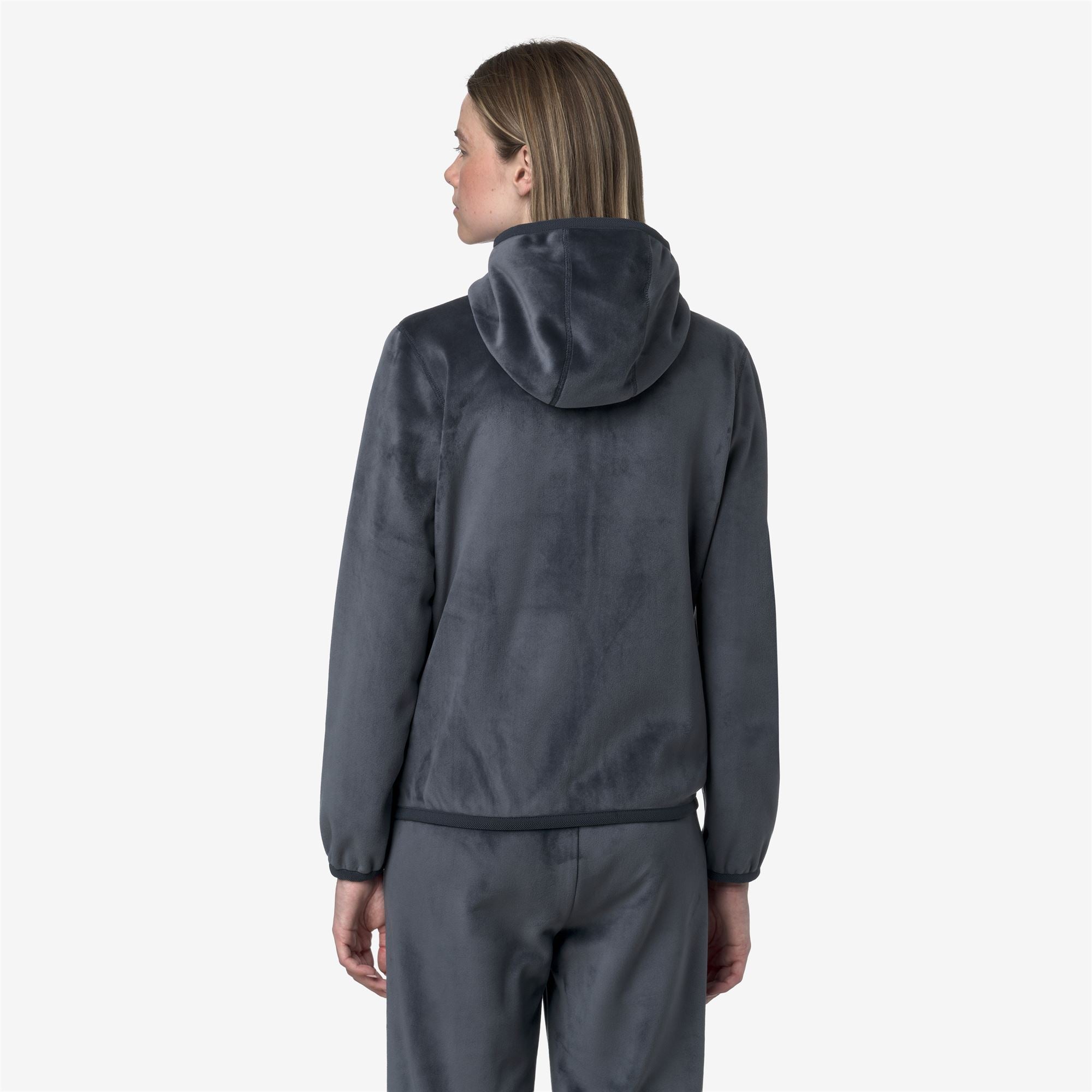 Fleece_WOMAN_LILY VELOUR POLAR DOUBLE_Jacket_Blue Airforce Combo - Blue Airforce - Commercial 6
