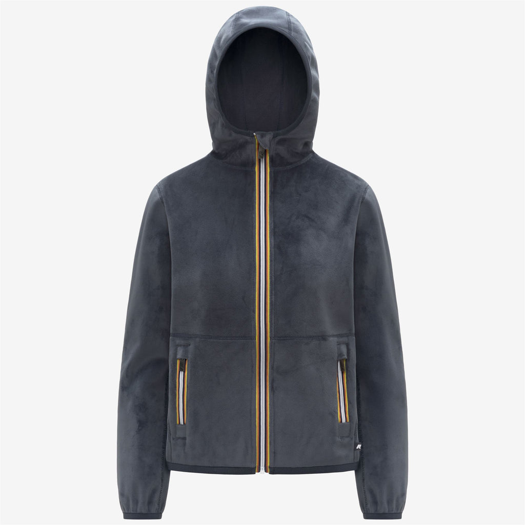 Fleece_WOMAN_LILY VELOUR POLAR DOUBLE_Jacket_Blue Airforce Combo - Blue Airforce - Commercial 1
