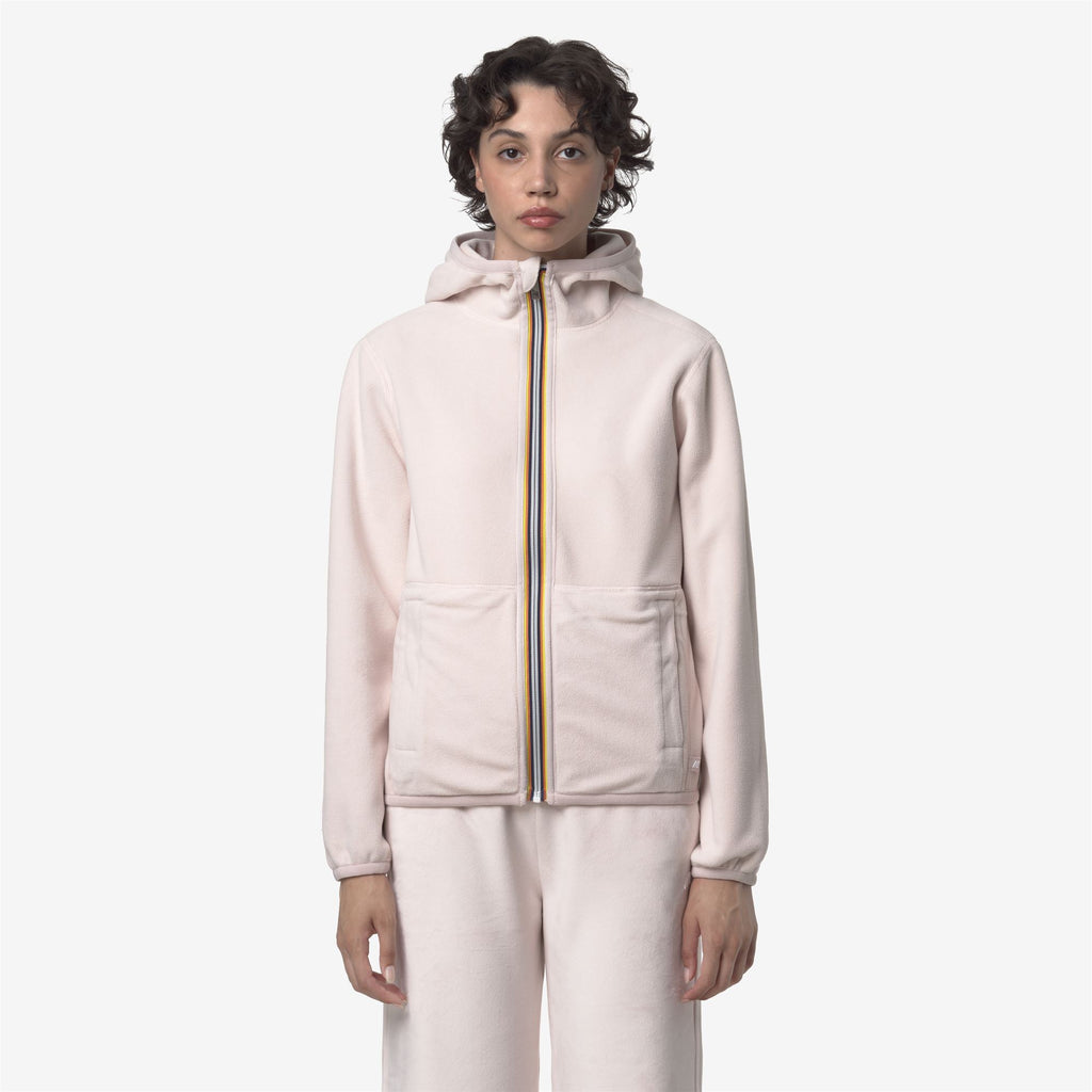 Fleece_WOMAN_LILY VELOUR POLAR DOUBLE_Jacket_Rose Hushed - Rose Hushed - Rose Hushed - Commercial 7