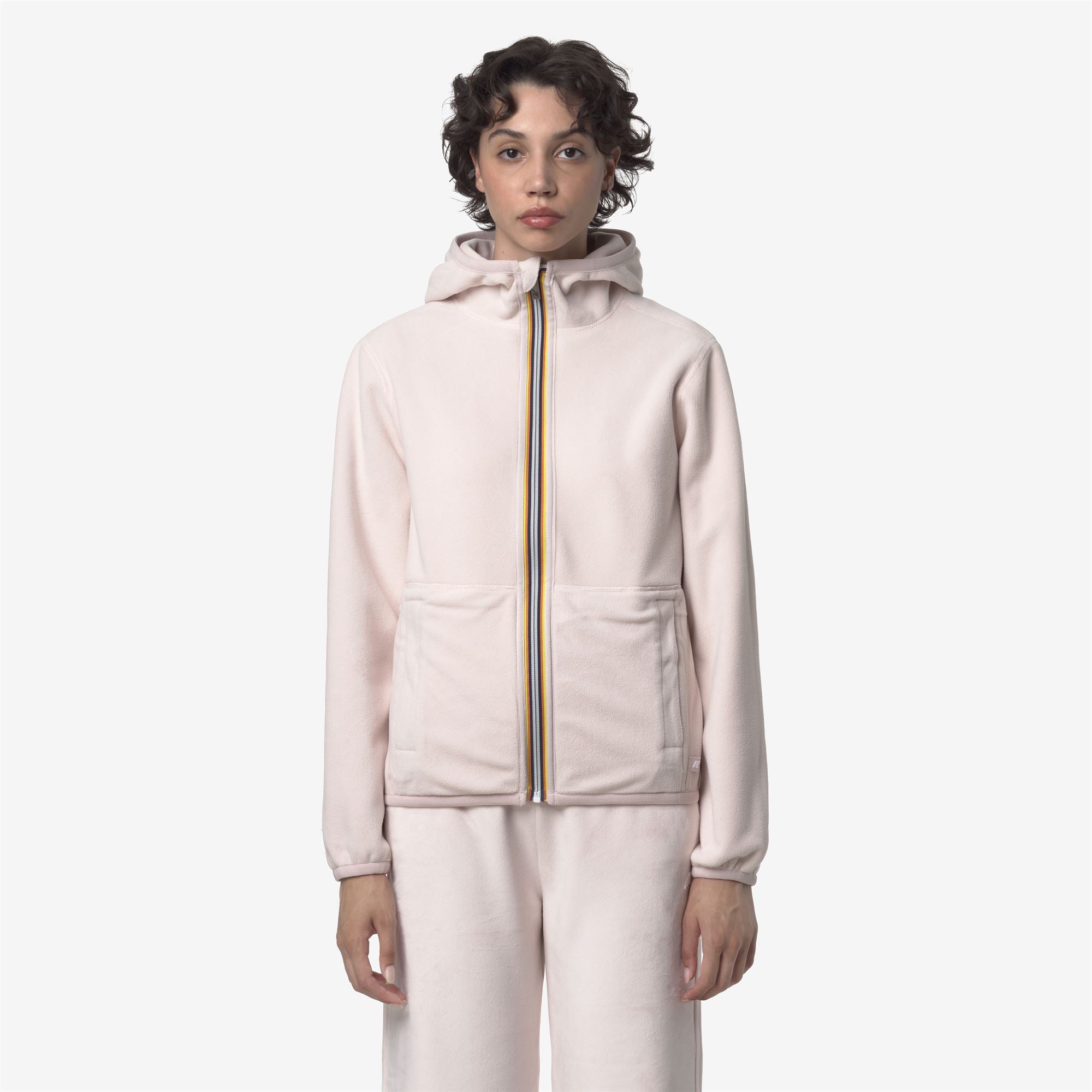 Fleece_WOMAN_LILY VELOUR POLAR DOUBLE_Jacket_Rose Hushed - Rose Hushed - Rose Hushed - Commercial 7