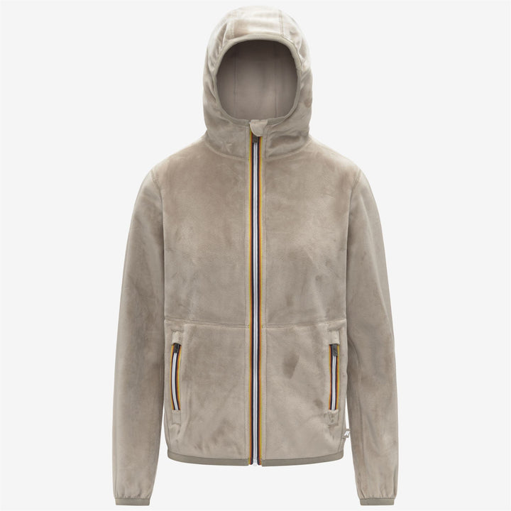 LILY VELOUR POLAR REVERSIBLE - Fleece - Jacket - WOMAN - Beige Cashmere-Beige Cashmere