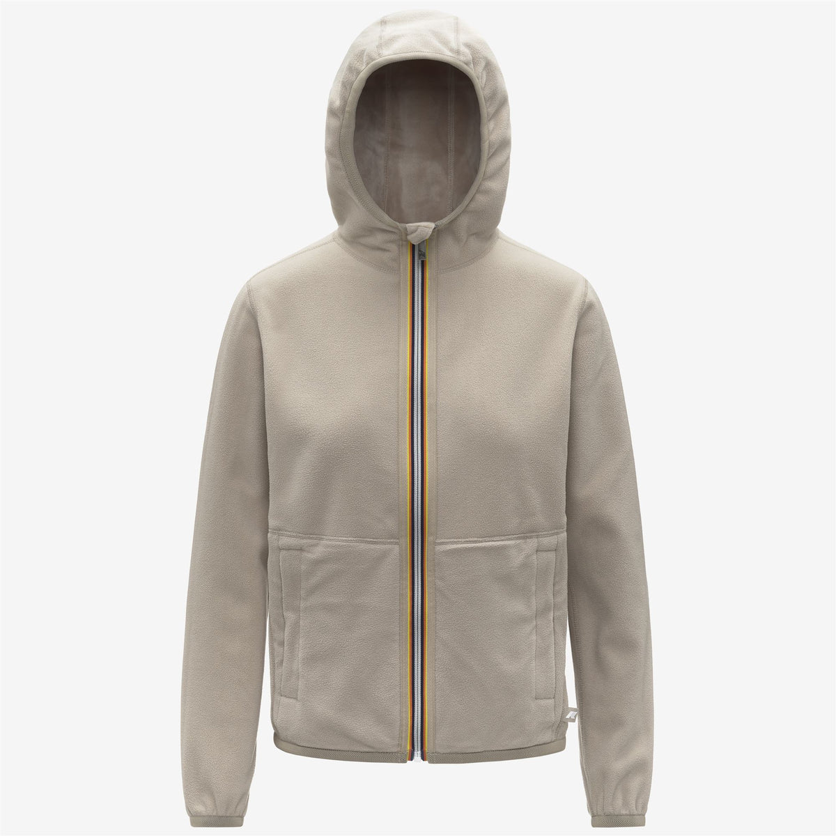Fleece_WOMAN_LILY VELOUR POLAR DOUBLE_Jacket_Beige Cashmere-Beige Cashmere - Commercial 2