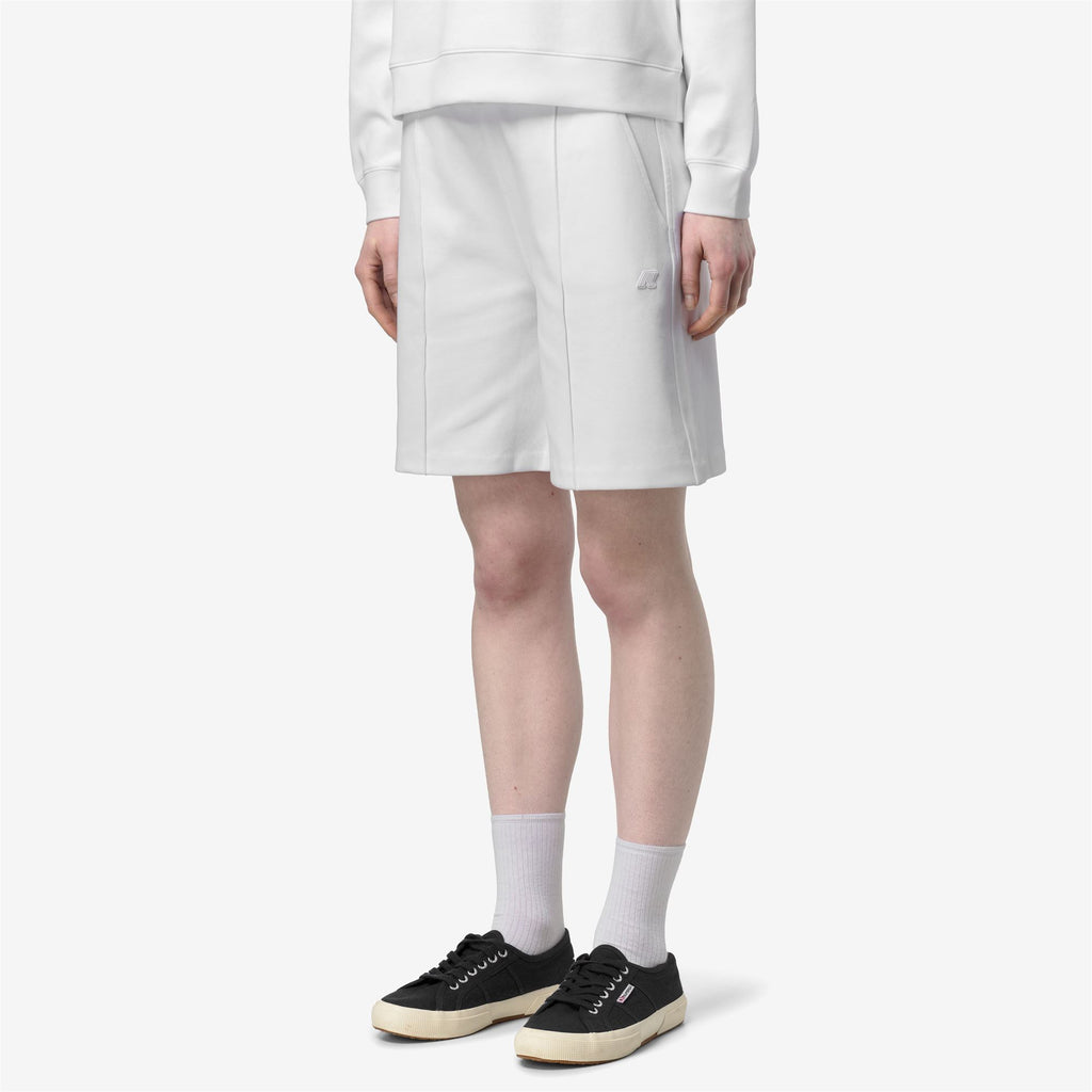 Shorts_Woman_LAVIGNE INTERLOCK_Sport Shorts_White - White - Commercial 5
