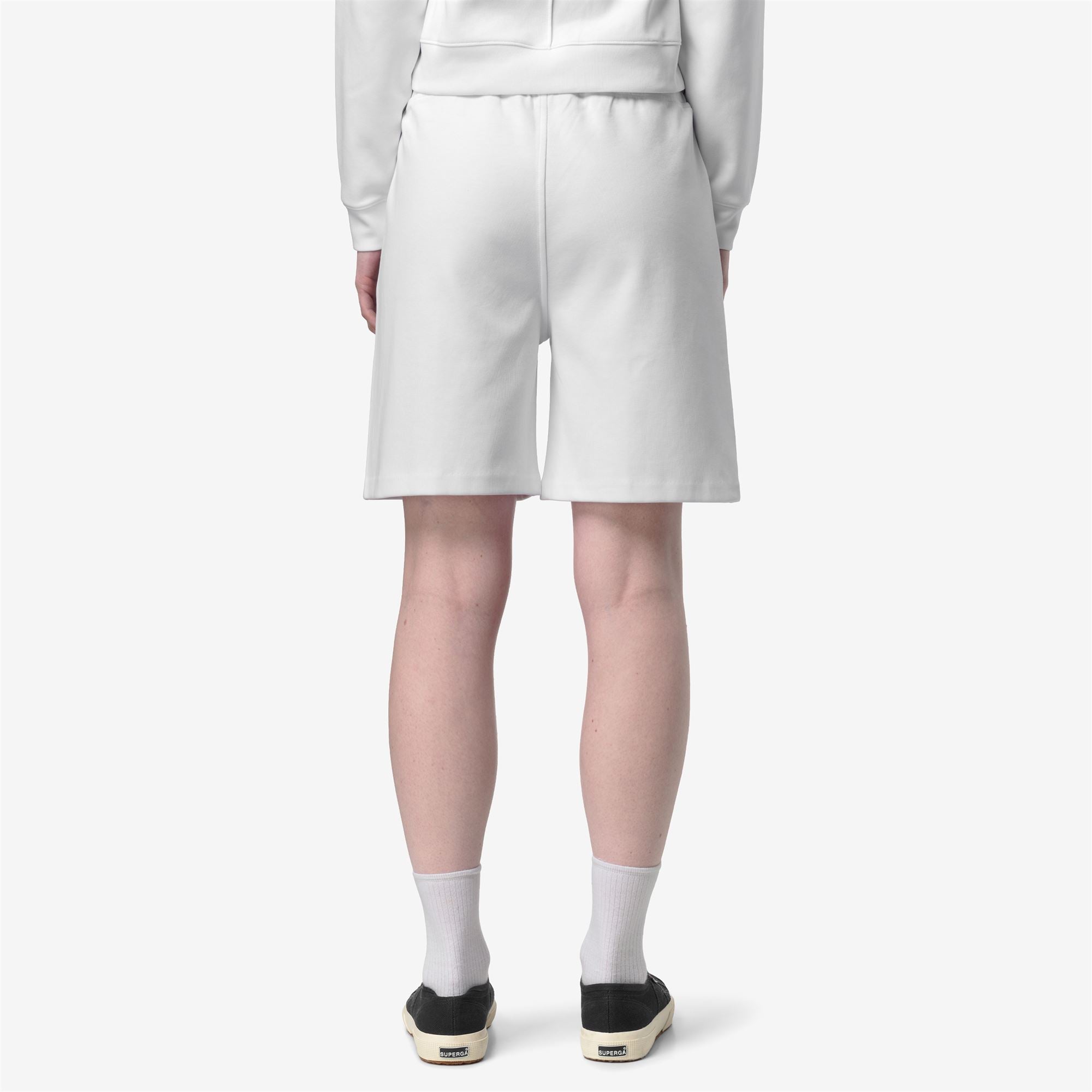 Shorts_Woman_LAVIGNE INTERLOCK_Sport Shorts_White - White - Commercial 6