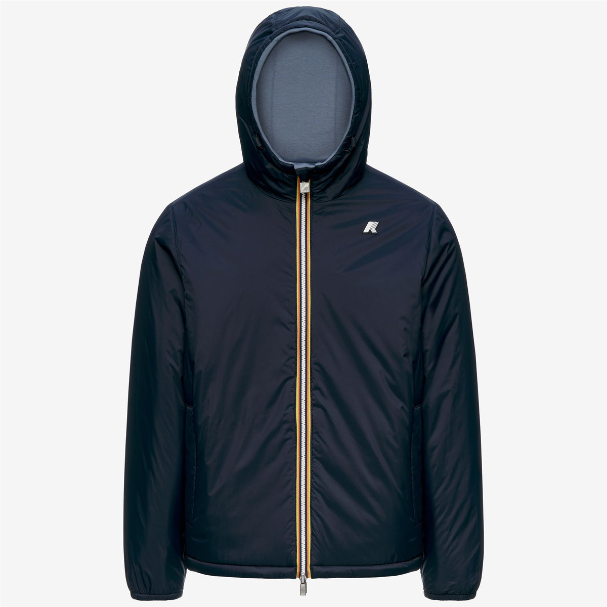 Jackets_Man_JACK SPACER NYLON DOUBLE_Short_Blue Wild - Blue Depth - Commercial 2