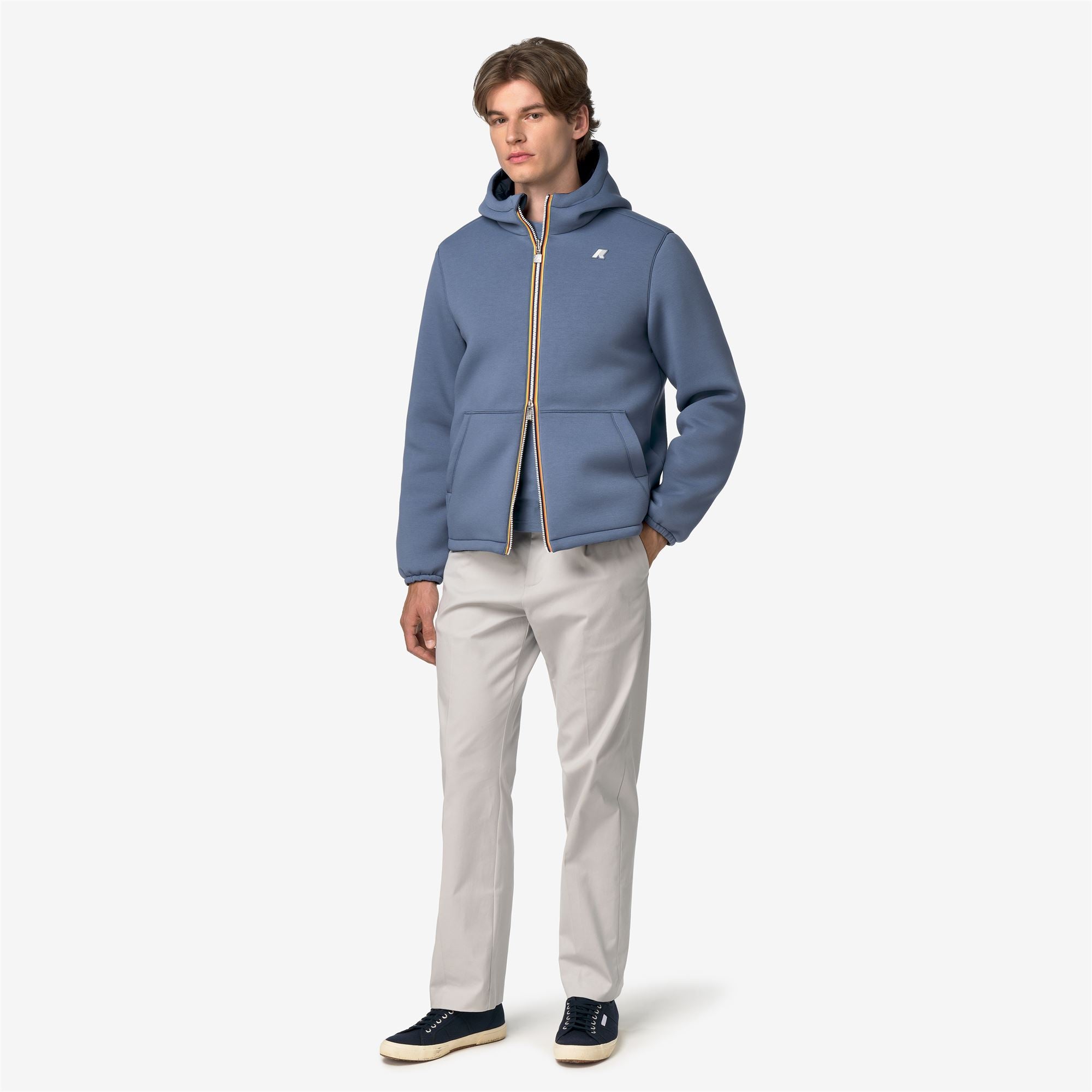 Jackets_Man_JACK SPACER NYLON DOUBLE_Short_Blue Wild - Blue Depth - Commercial 7