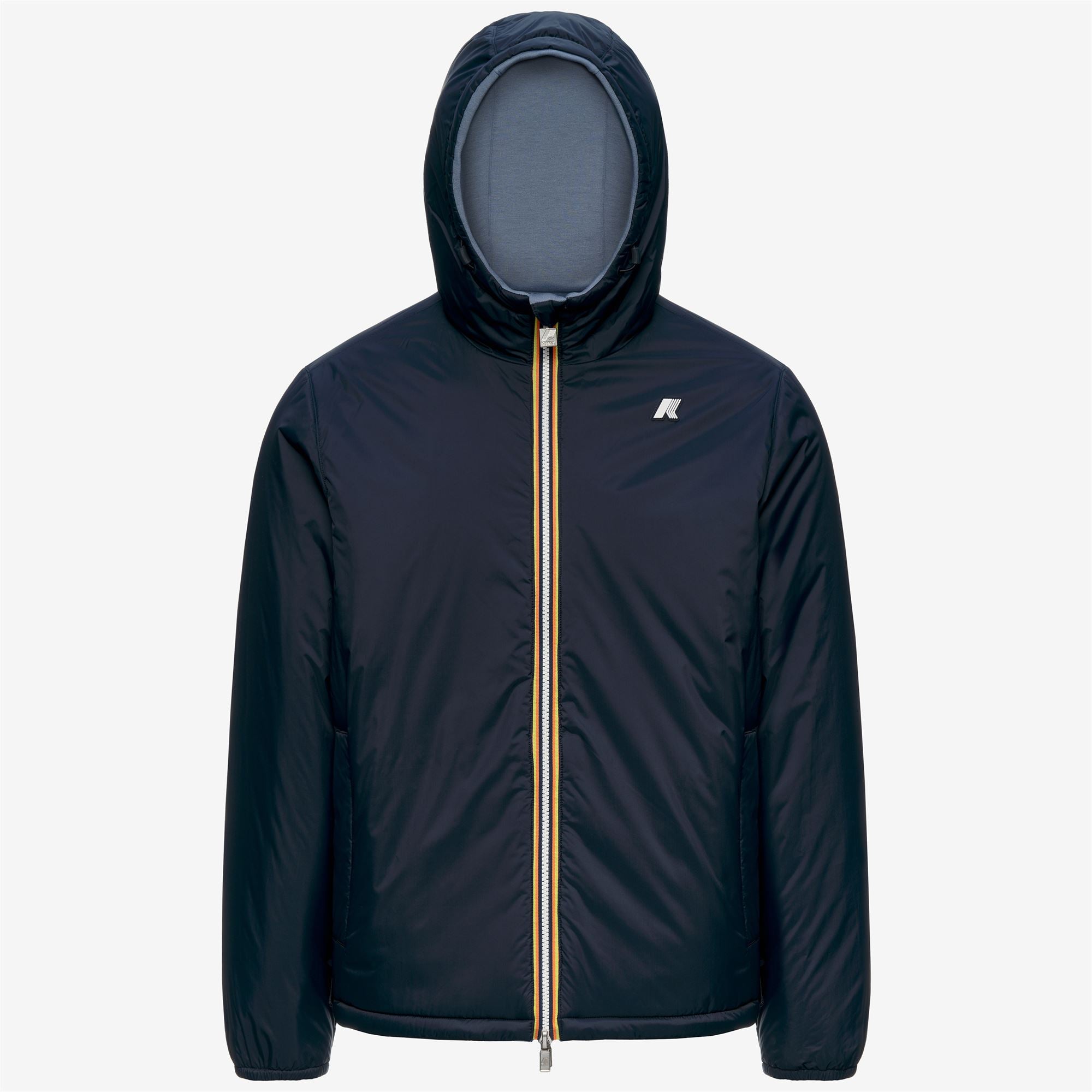 Jackets_Man_JACK SPACER NYLON DOUBLE_Short_Blue Wild - Blue Depth - Commercial 2
