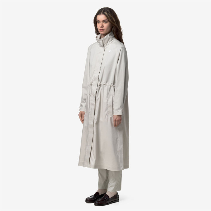 BARBREIN COTTON 3LAYERS AF - Vestes - Long - Femme - BEIGE LT 4