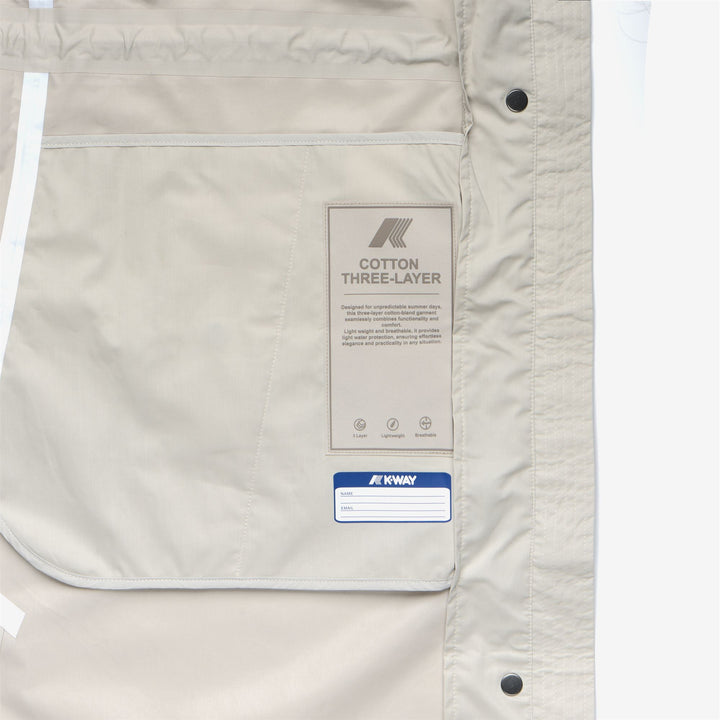 BARBREIN COTTON 3LAYERS AF - Vestes - Long - Femme - BEIGE LT 2