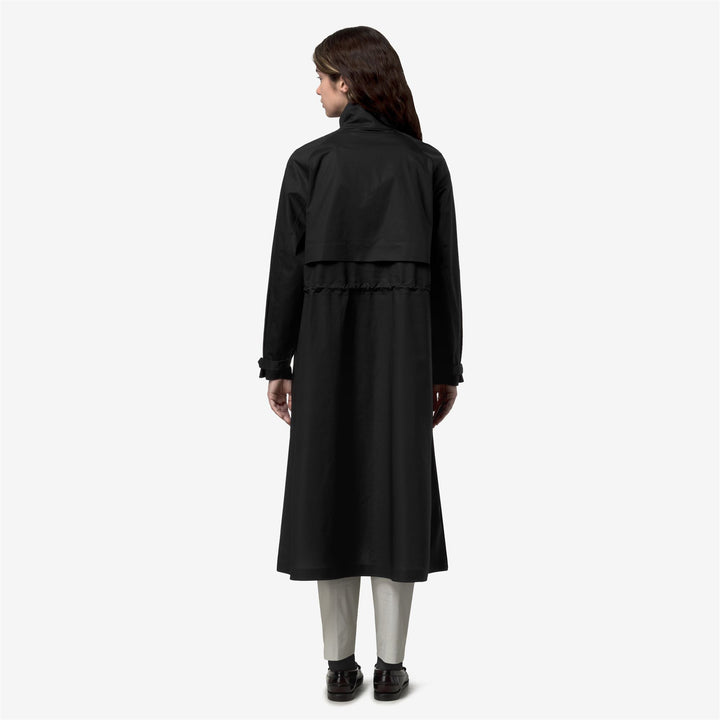 BARBREIN COTTON 3LAYERS AF - Vestes - Long - Femme - Black Pure-Black Pure 5