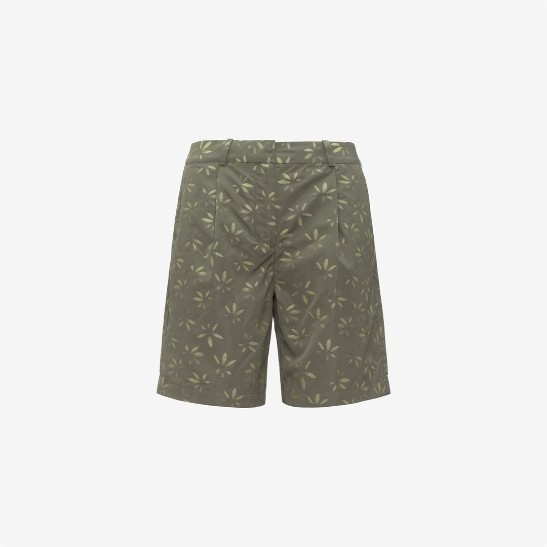 LAROSE EMBY JACQUARD - Shorts - Short de sport - Femme - GREEN-LIME JACQUARD-Green Lichen-Green Dk Lime 01