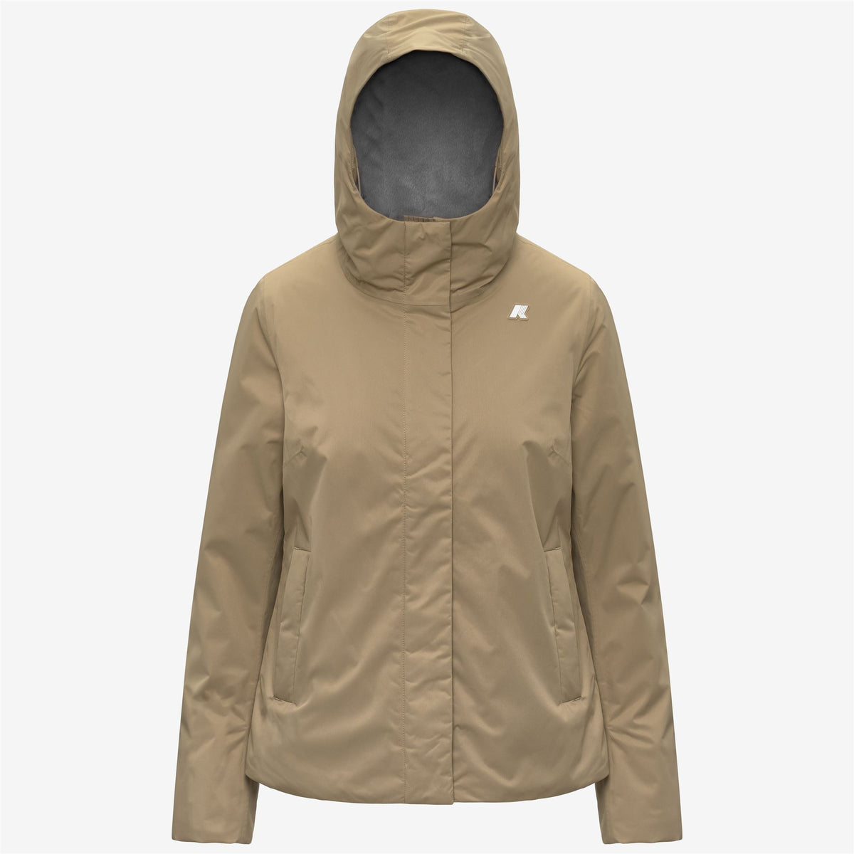 Jackets_Woman_LIL TWILL SOFT BEAVER_Short_Beige Khaki - Grey Warm - Commercial 7