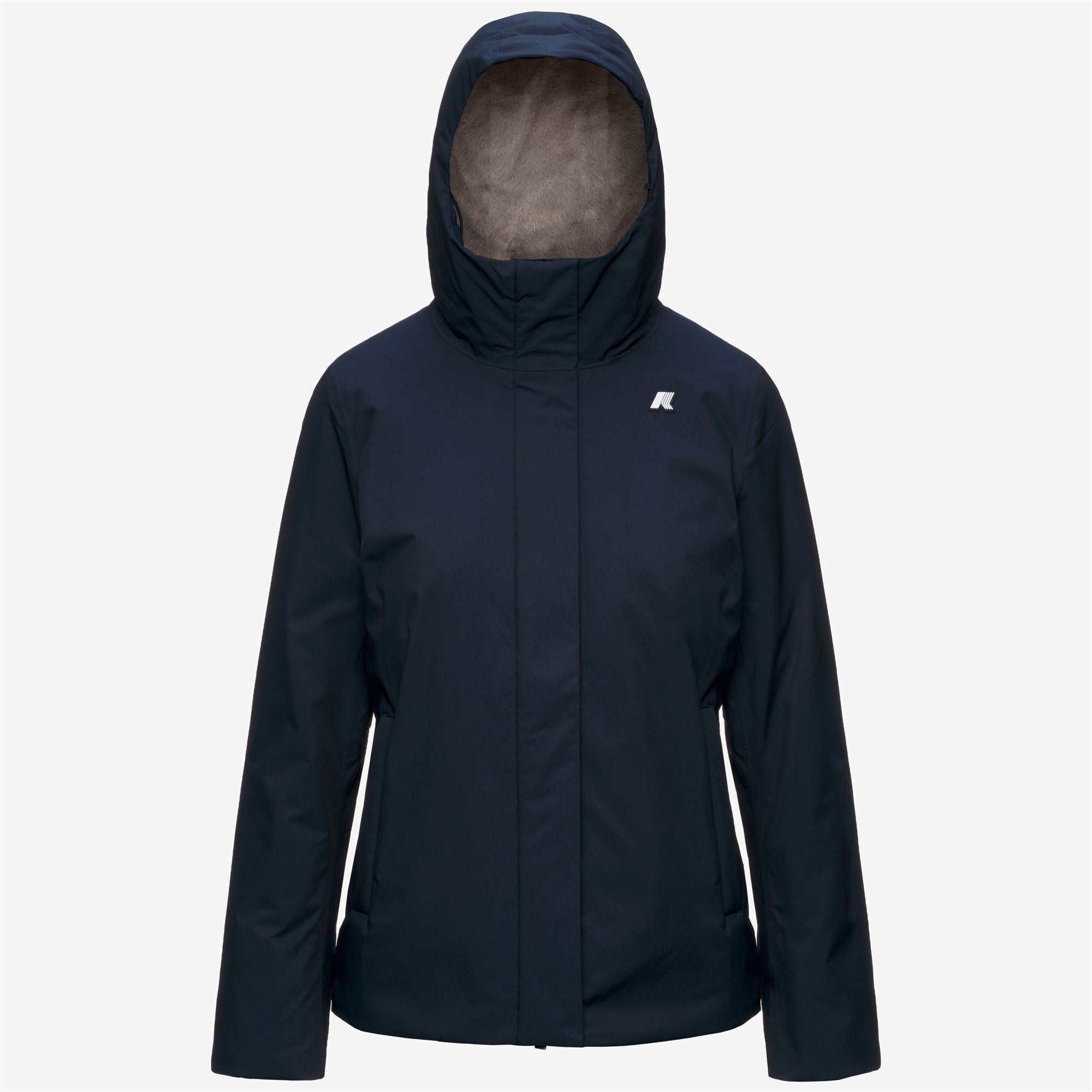 Jackets_Woman_LIL TWILL SOFT BEAVER_Short_Blue D-Grey W - Commercial 1