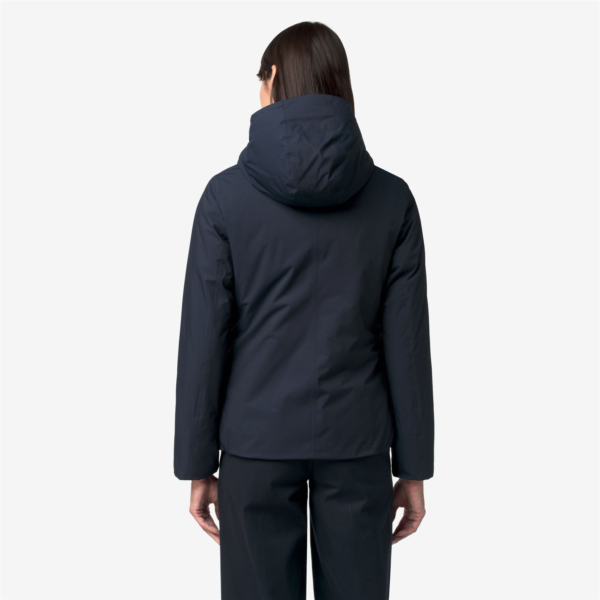 Jackets_Woman_LIL TWILL SOFT BEAVER_Short_Blue D-Grey W - Commercial 6