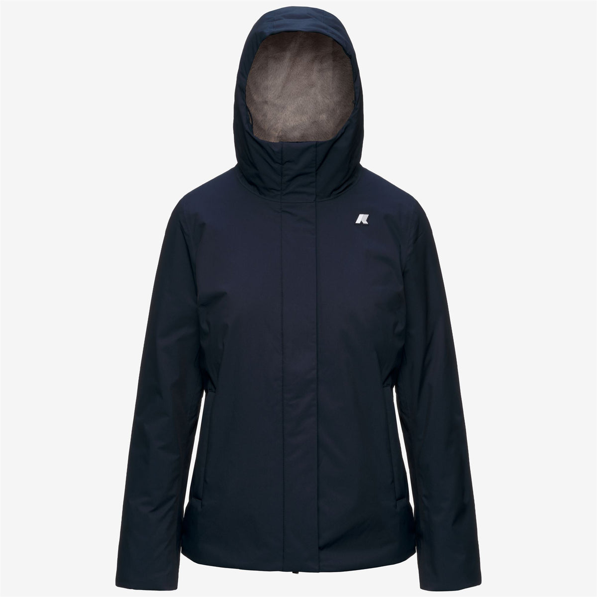 Jackets_Woman_LIL TWILL SOFT BEAVER_Short_Blue D-Grey W - Commercial 1