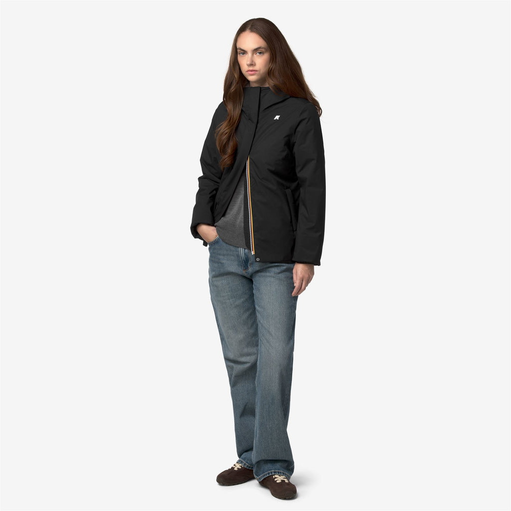Jackets_Woman_LIL TWILL SOFT BEAVER_Short_Black Pure - Grey Warm - Commercial 7