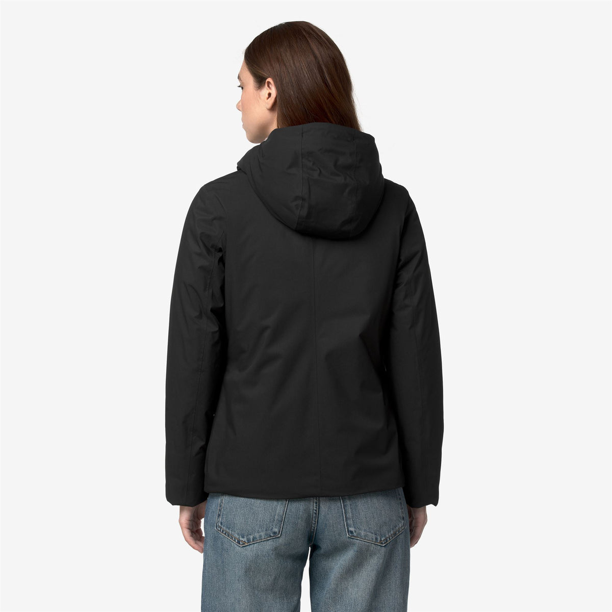 Jackets_Woman_LIL TWILL SOFT BEAVER_Short_Black Pure - Grey Warm - Commercial 6