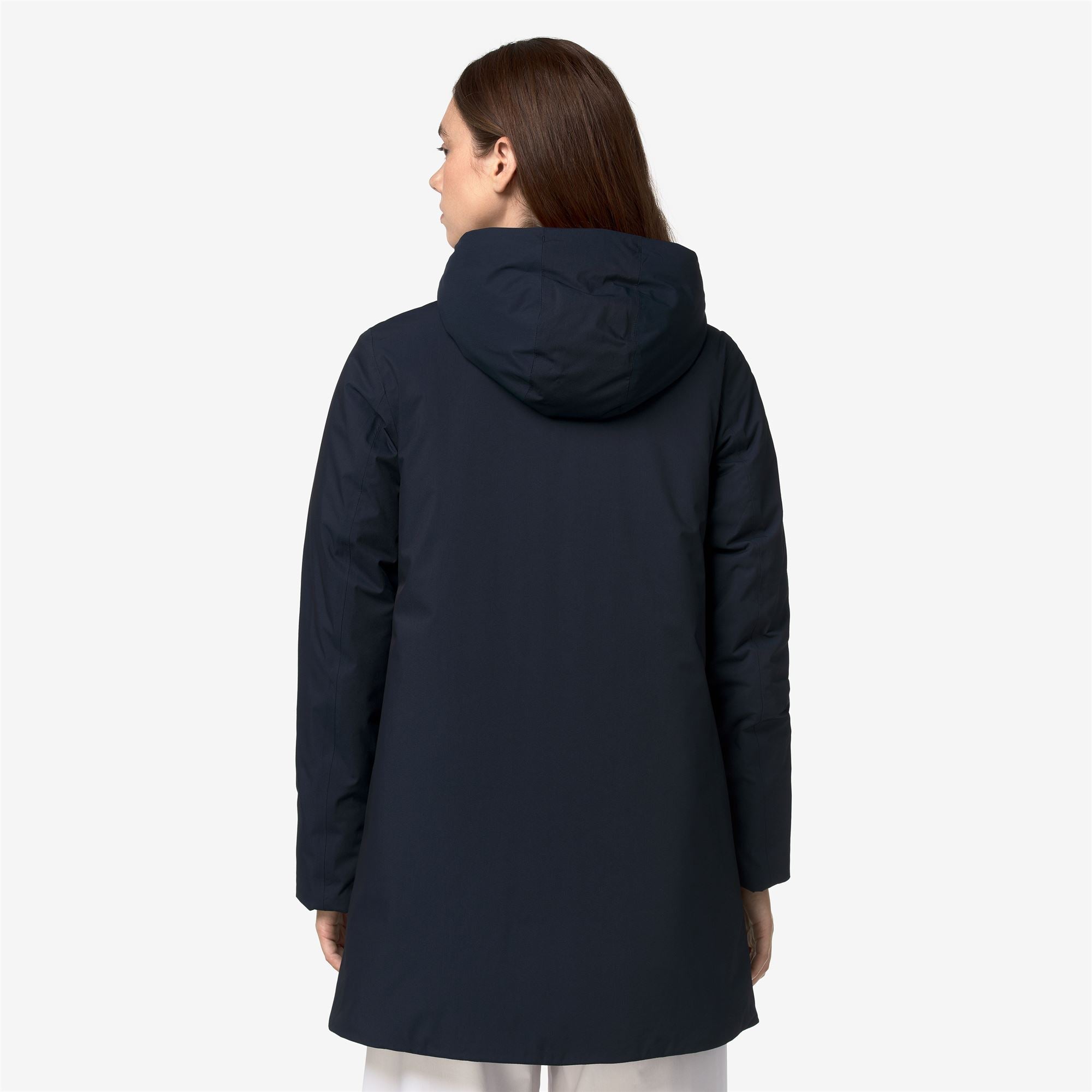 Jackets_Woman_SOPHIE TWILL SOFT BEAVER_3/4 Length_Blue D-Grey W - Commercial 6