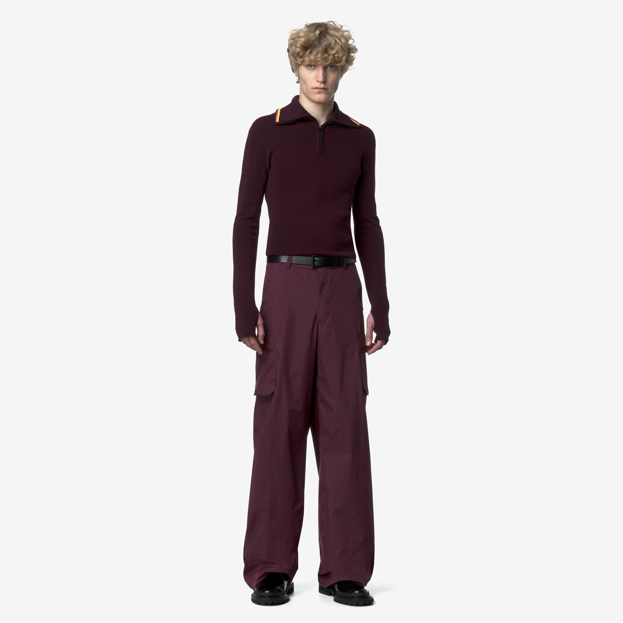 Pants_MAN_4.0 3L TAMEY_Sport Trousers_Red Dk Amaranto - Commercial 4