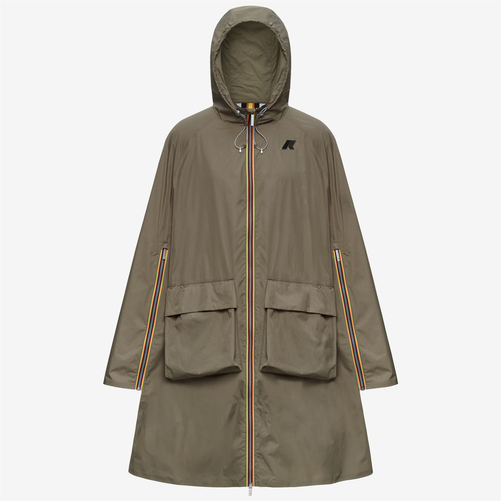 Jackets_Unisex_ROUELLE 4.0 BROMPTON_Poncho_Green Mud - Commercial 1
