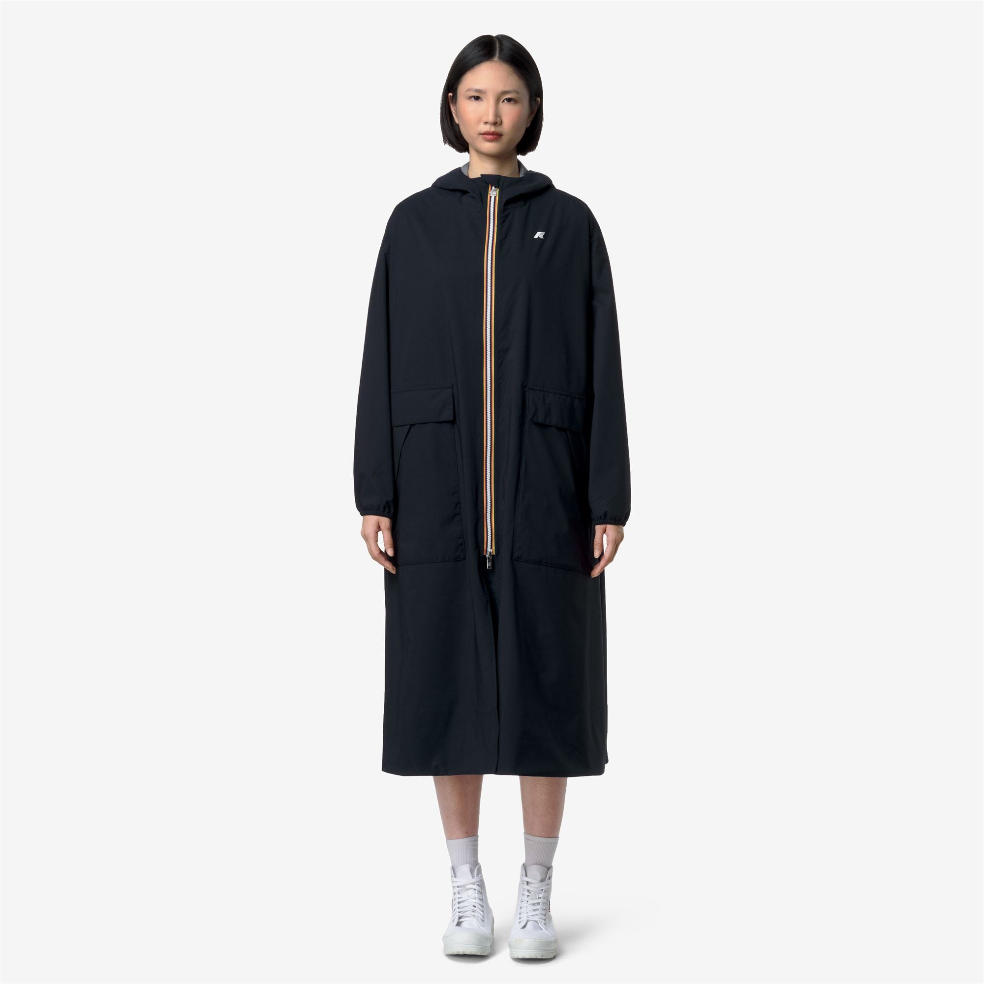 Jackets_Woman_PERNILLA STRETCH DOT_Long_Blue Depth - Commercial 3