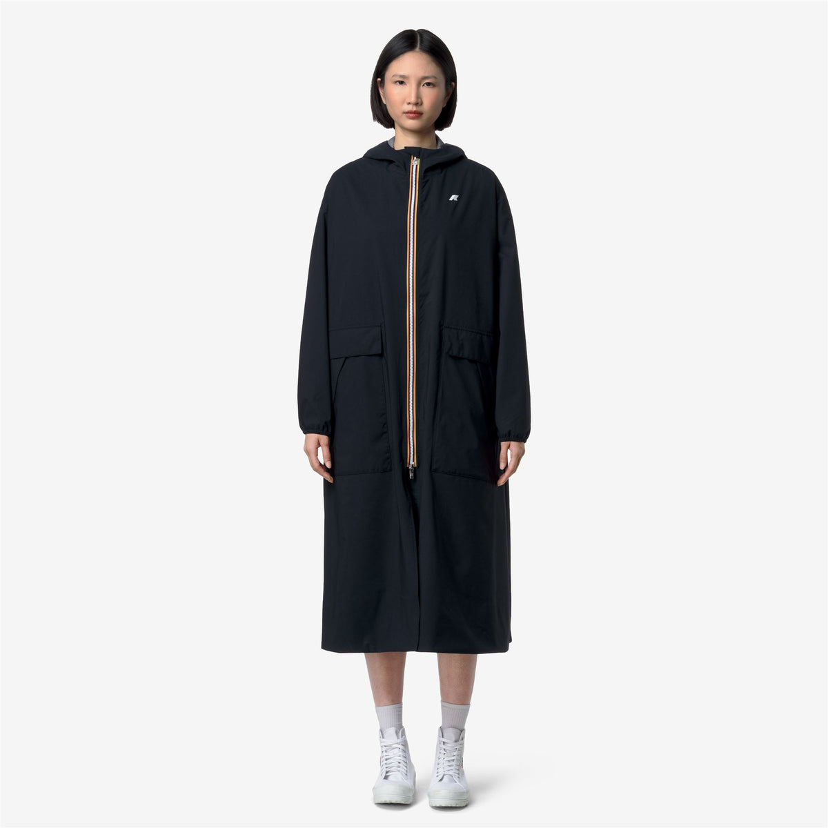 Jackets_Woman_PERNILLA STRETCH DOT_Long_Blue Depth - Commercial 4