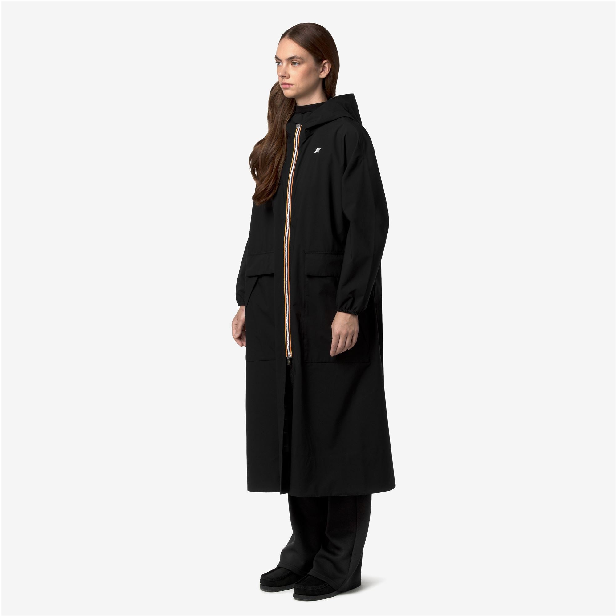 Jackets_Woman_PERNILLA STRETCH DOT_Long_Black Pure - Black Pure - Commercial 5
