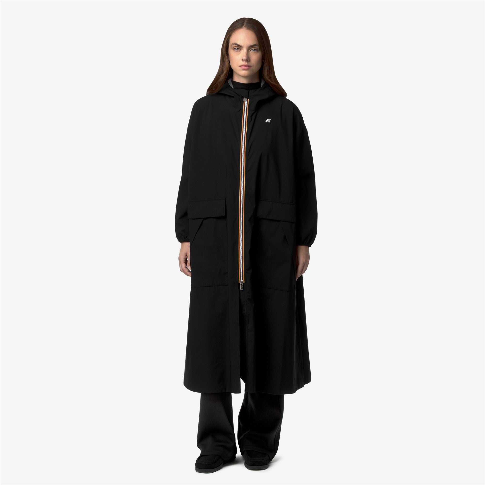 Jackets_Woman_PERNILLA STRETCH DOT_Long_Black Pure - Black Pure - Commercial 4
