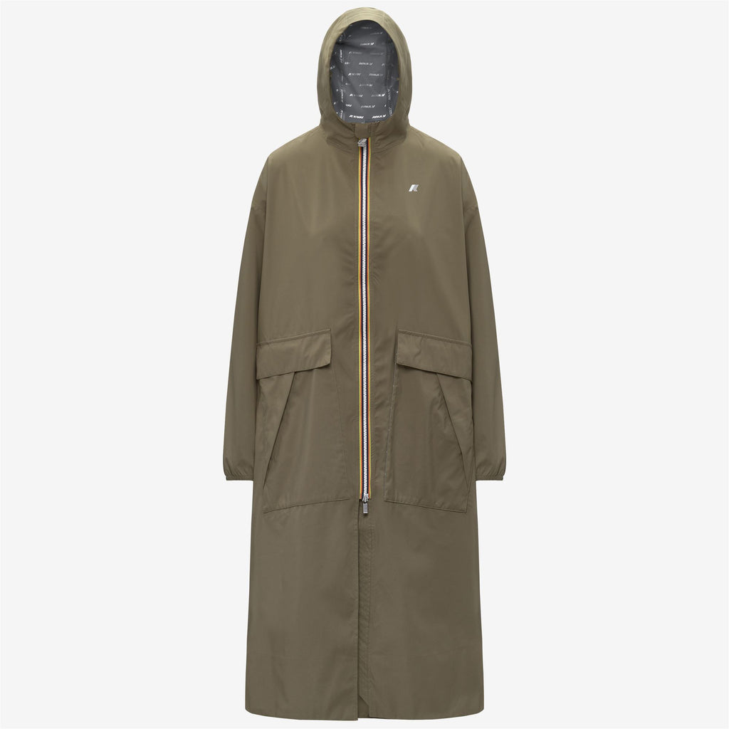 Jackets_Woman_PERNILLA STRETCH DOT_Long_Green Army - Commercial 1