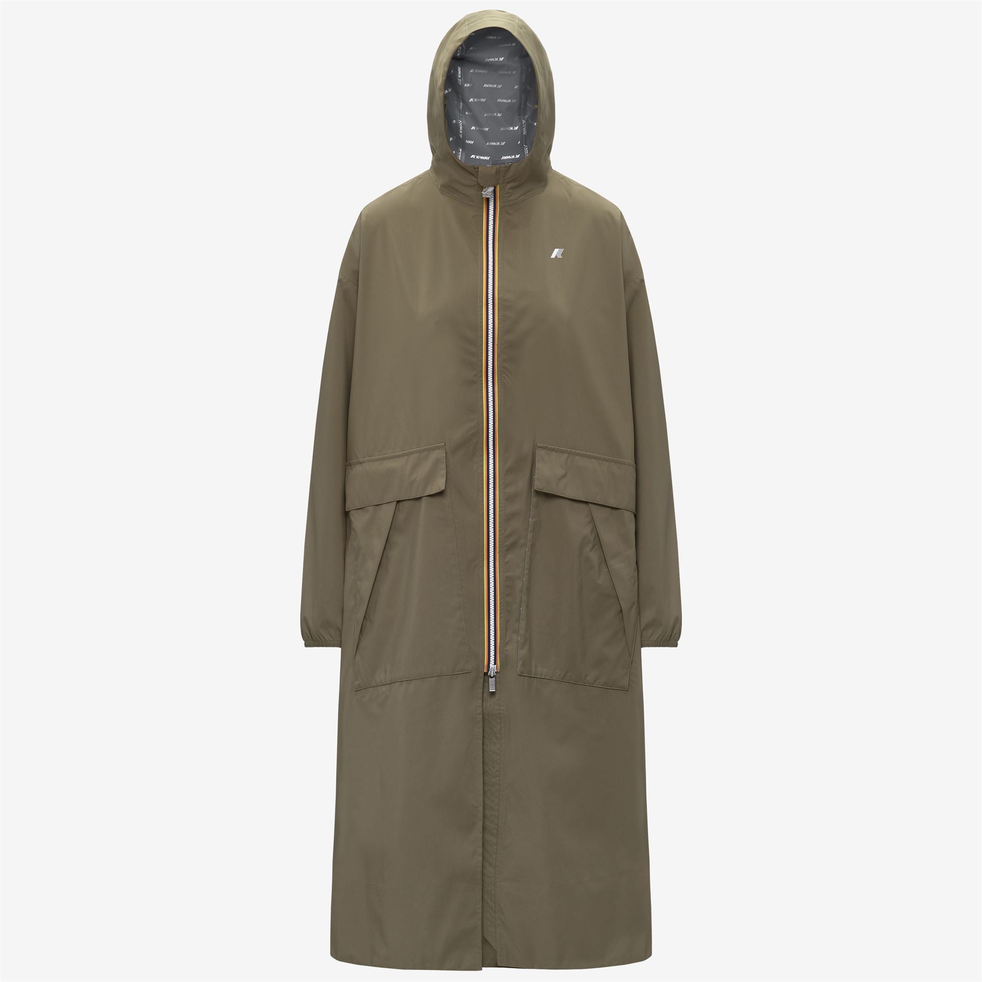Jackets_Woman_PERNILLA STRETCH DOT_Long_Green Army - Commercial 1