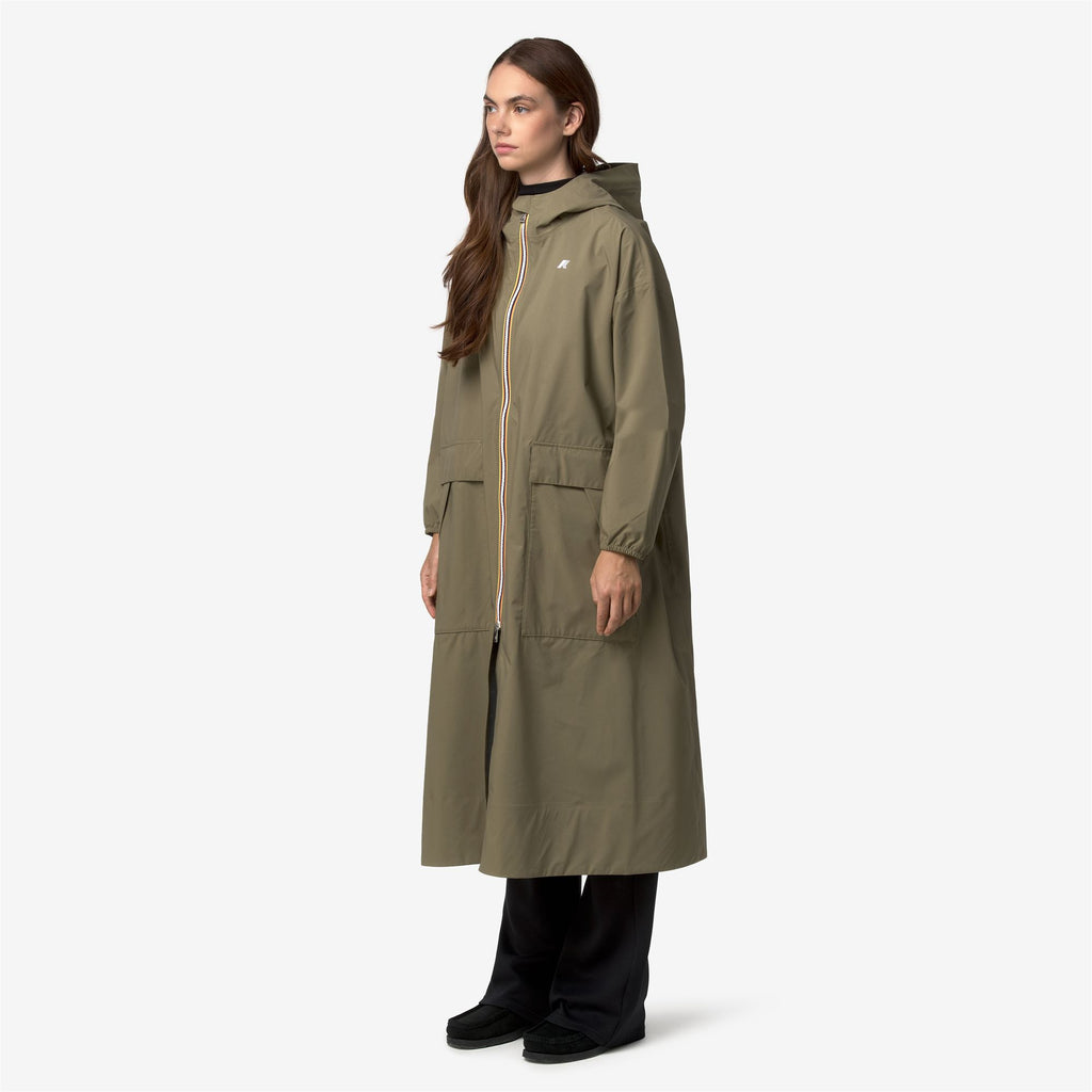 Jackets_Woman_PERNILLA STRETCH DOT_Long_Green Army - Commercial 5