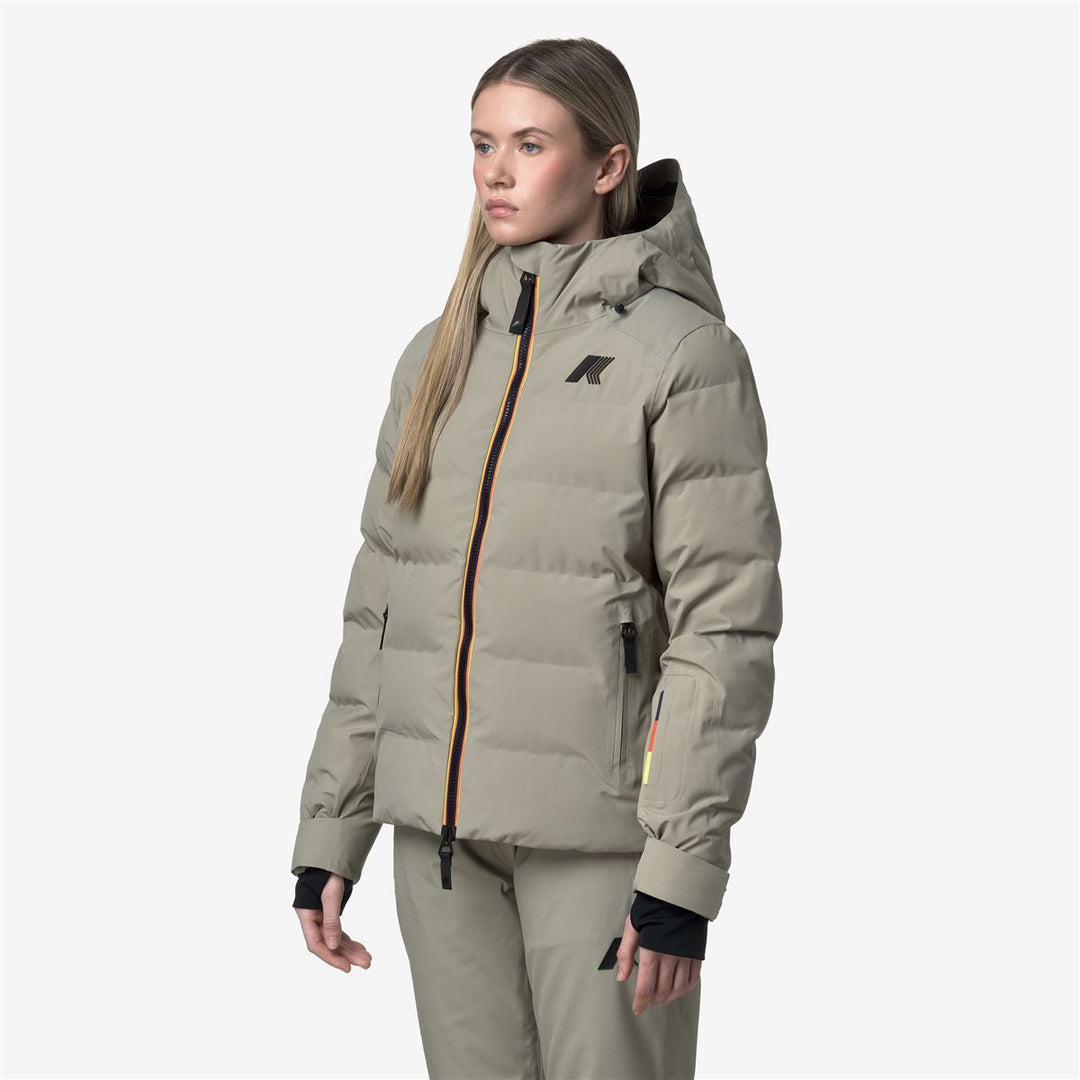 LATUEDA HQUILTED - Jackets - Mid - WOMAN - Green Oak main