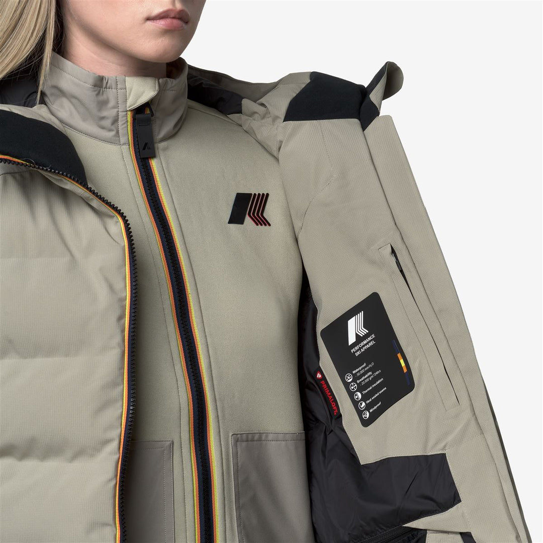 LATUEDA HQUILTED - Jackets - Mid - WOMAN - Green Oak main