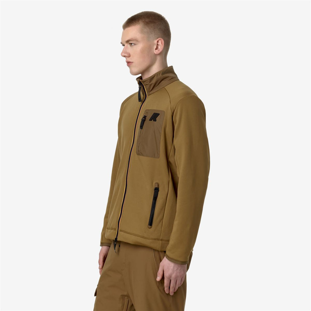 LECREY - Fleece - Jacket - MAN - BROWN CORDA