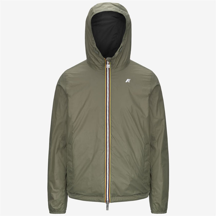 JAKE PLUS.2 REVERSIBLE - Jackets - Short - MAN - BLACK PURE-GREEN LICHEN 3