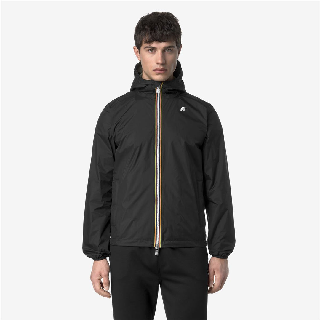 JAKE PLUS.2 REVERSIBLE - Jackets - Short - MAN - BLACK PURE-GREEN LICHEN main