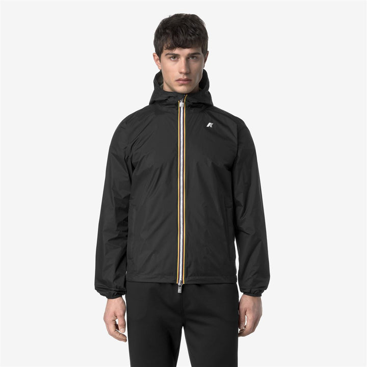 JAKE PLUS.2 REVERSIBLE - Jackets - Short - MAN - BLACK PURE-GREEN LICHEN 2