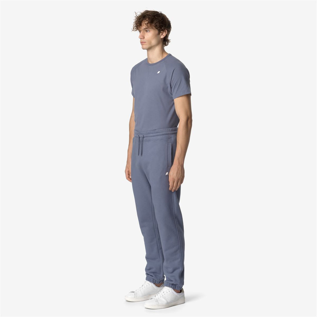 MICKYEL HEAVY FLEECE - Pants - Sport Trousers - MAN - GREY BLUE AVIO