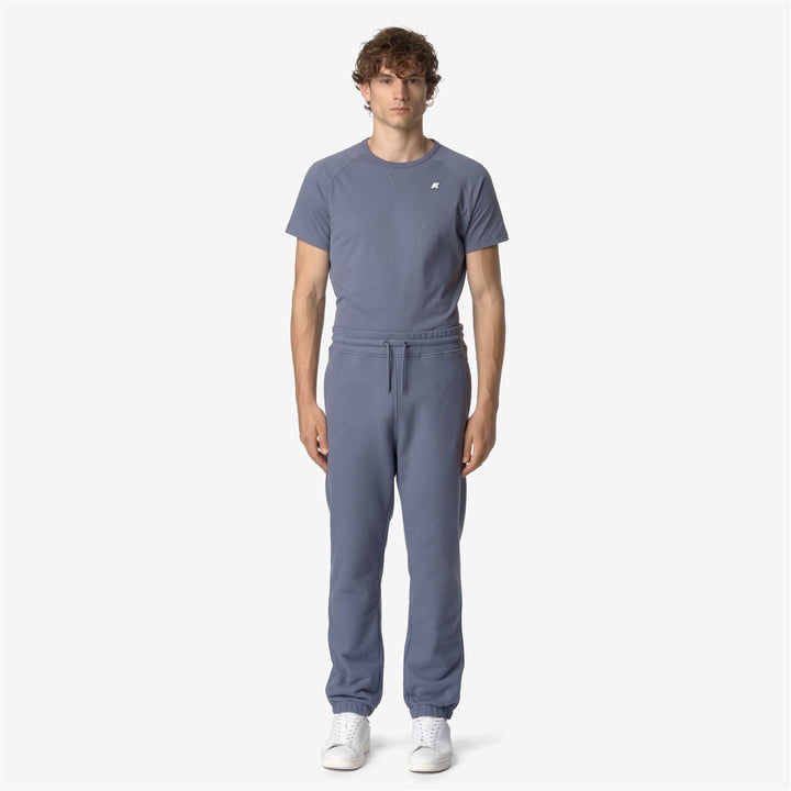 MICKYEL HEAVY FLEECE - Pants - Sport Trousers - MAN - GREY BLUE AVIO