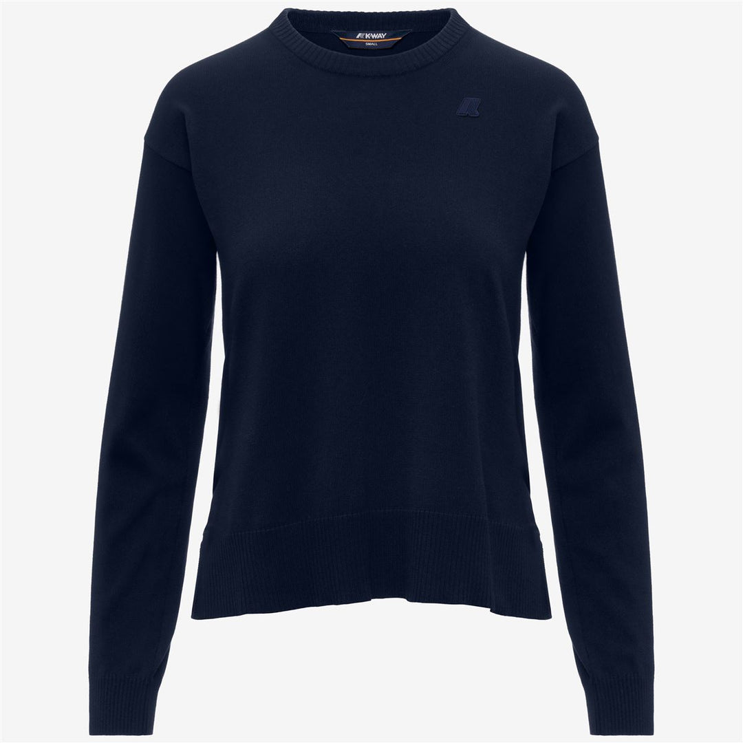 DOMITINE COTTON PS - Tricot - Pull Over - Femme - Blue Depth 01