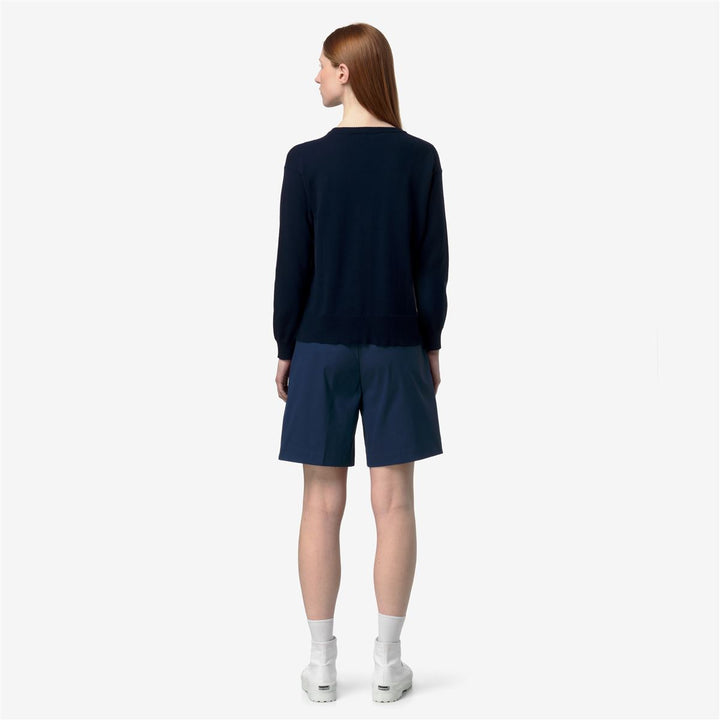 DOMITINE COTTON PS - Tricot - Pull Over - Femme - Blue Depth 4