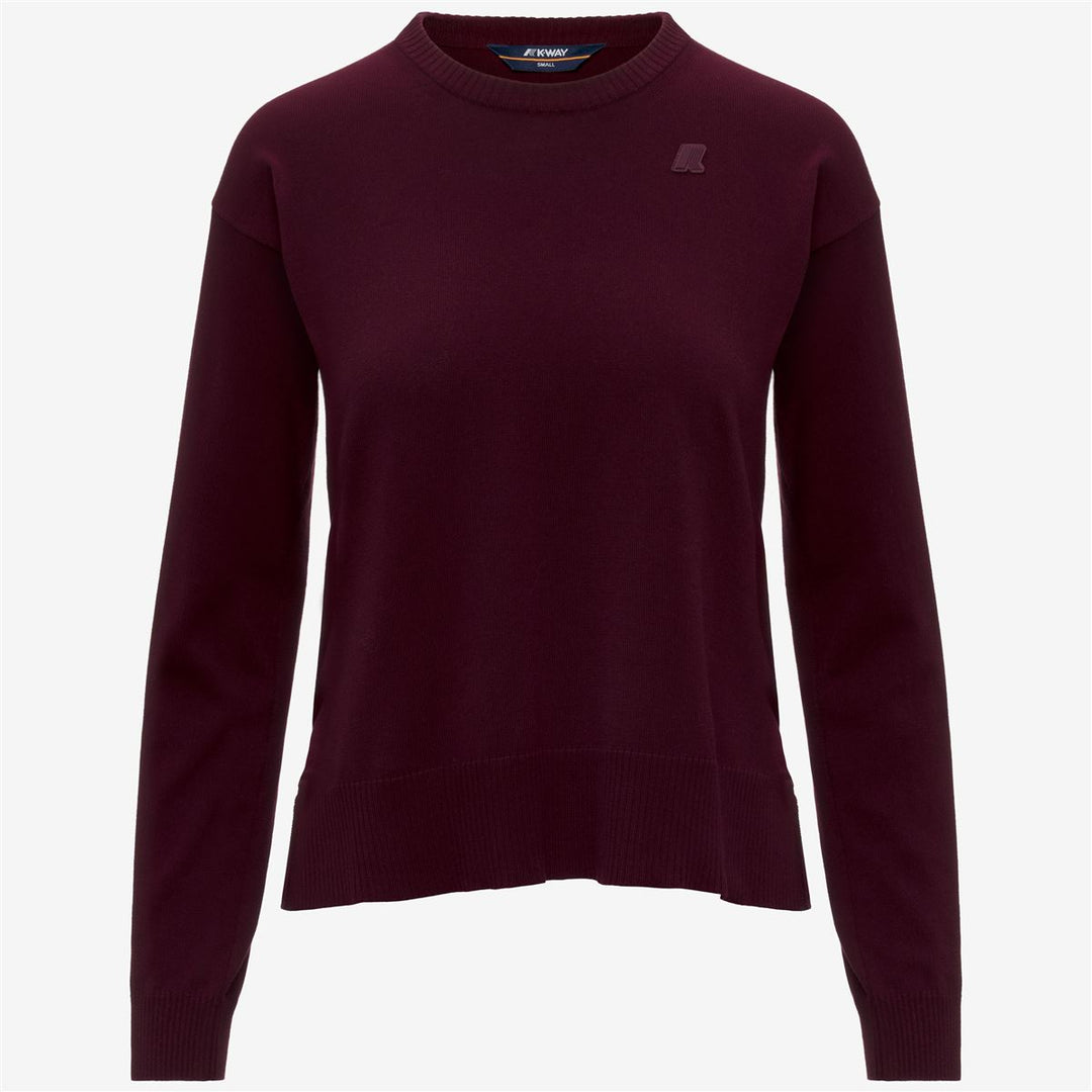 DOMITINE COTTON PS - Tricot - Pull Over - Femme - Violet Burnished 01