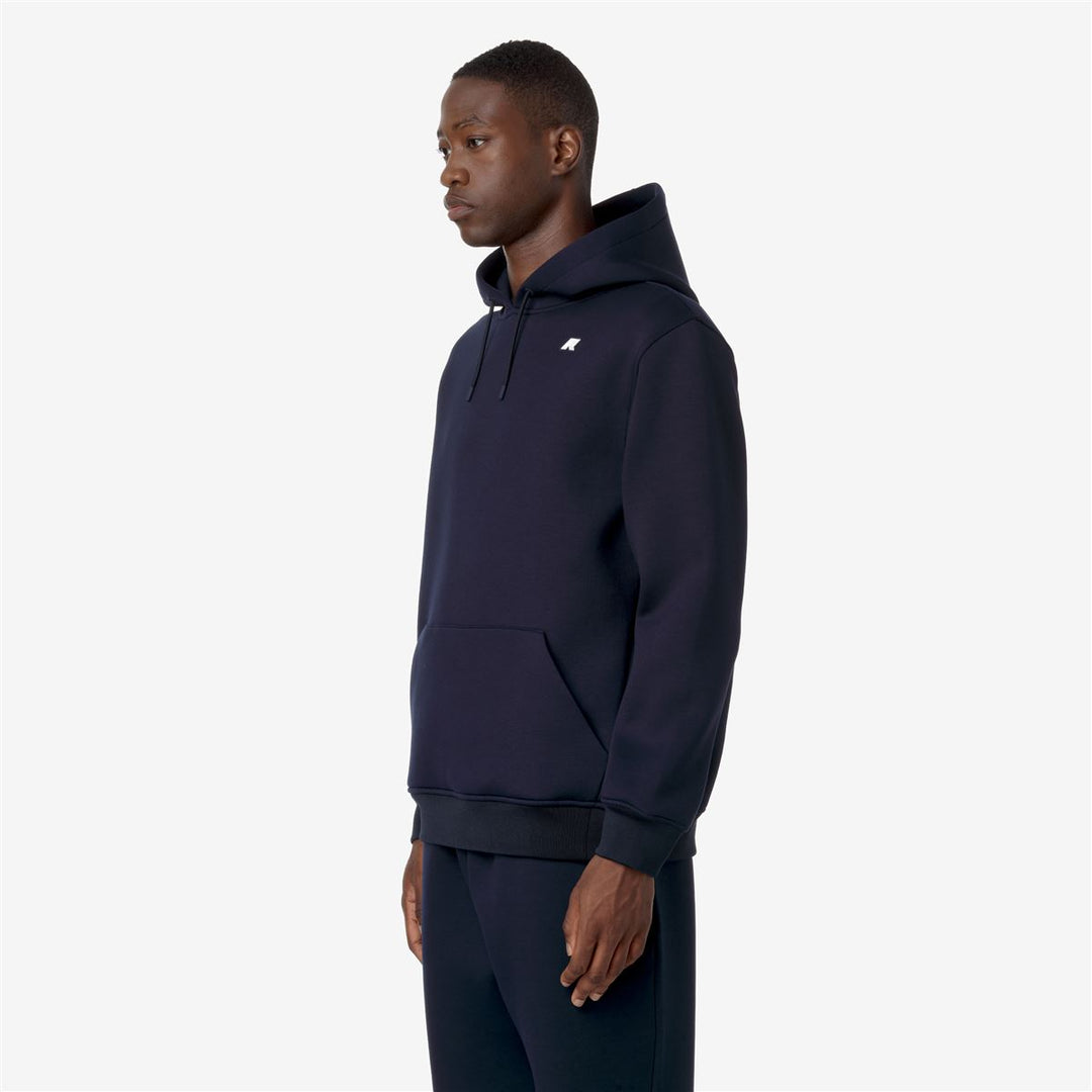 BERNIE SPACER - Fleece - Pull  Over - MAN - BLUE DEPTH