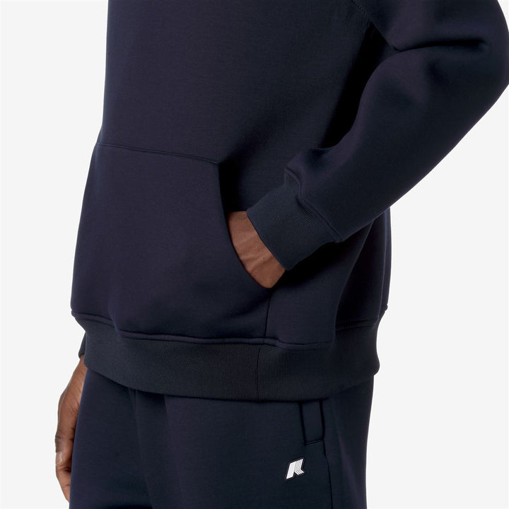 BERNIE SPACER - Fleece - Pull  Over - MAN - BLUE DEPTH